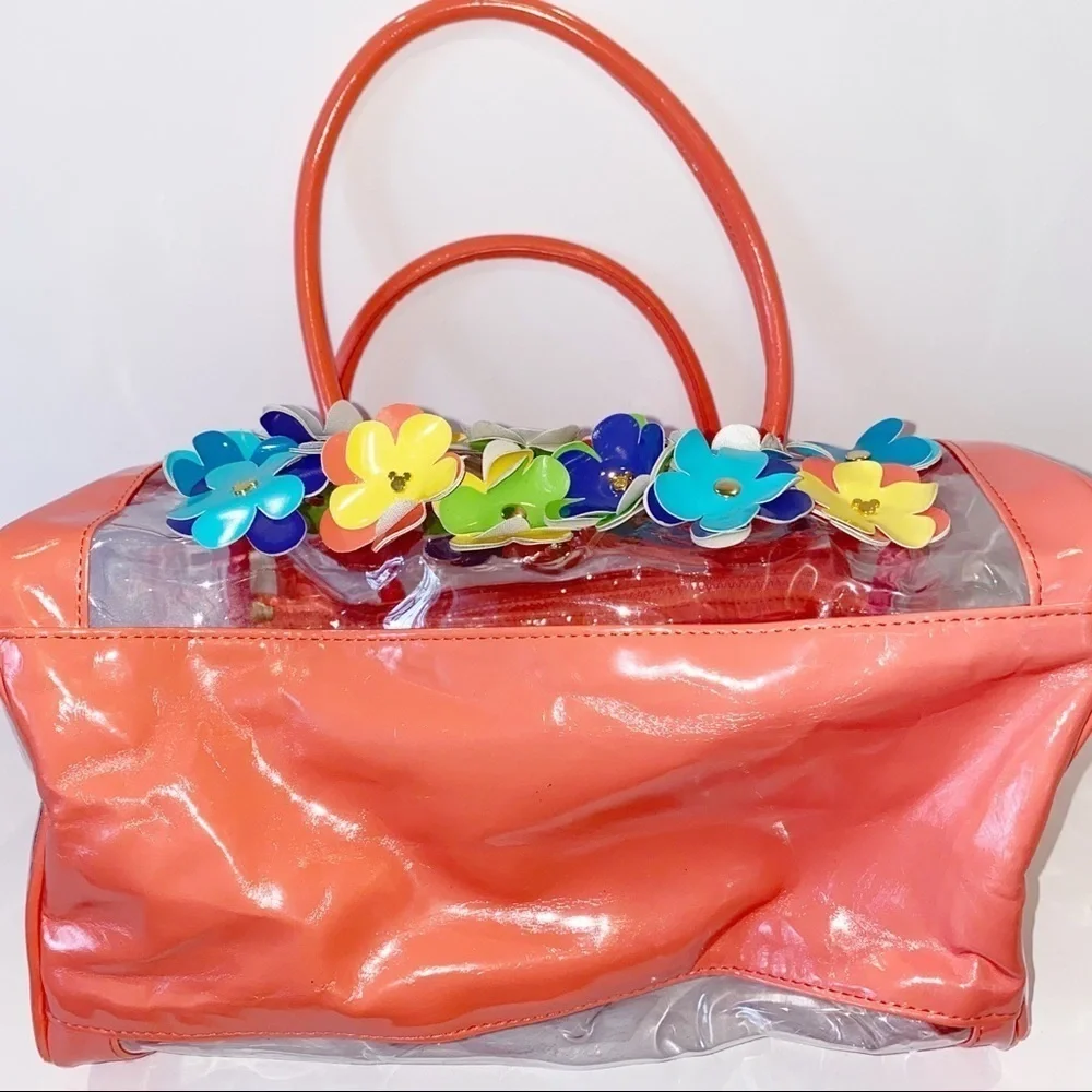 Disney | Clear Plastic Bag Attached Flowers Peach